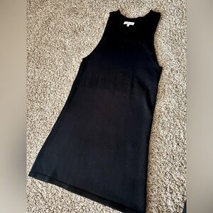 Another Love Black Knit Dress with Texture | Size S